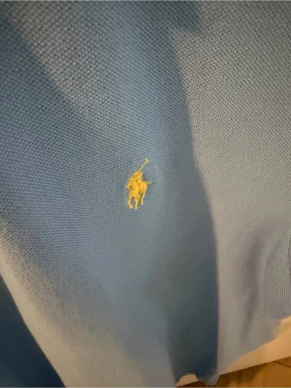 Ralph Lauren Boys' Polo Shirt in Sky Blue with Yellow Pony